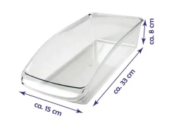 Bestlivings Kühlschrankbox M 33 x 1,5 x 8 cm 2er Pack
