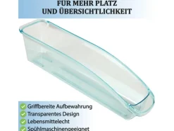 Bestlivings Kühlschrankbox S 33 x 75 x 8 cm 2er Pack