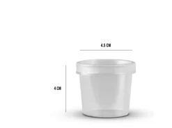 Bestlivings Vorratsdosen Kunststoff 35ml 24er Pack