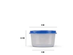 Bestlivings Vorratsdosen Kunststoff 50ml Mit Farbigen Deckel 6 x 35 cm 48er Pack