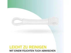 Bestlivings Wäscheleine 20 Meter x 2,2 mm Weiß