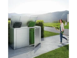 Biohort Gartenbox HighBoard 200 Silber-Metallic