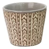 Boltze Übertopf Amina Groß 12 cm x 14,4 cm x 12 cm Braun