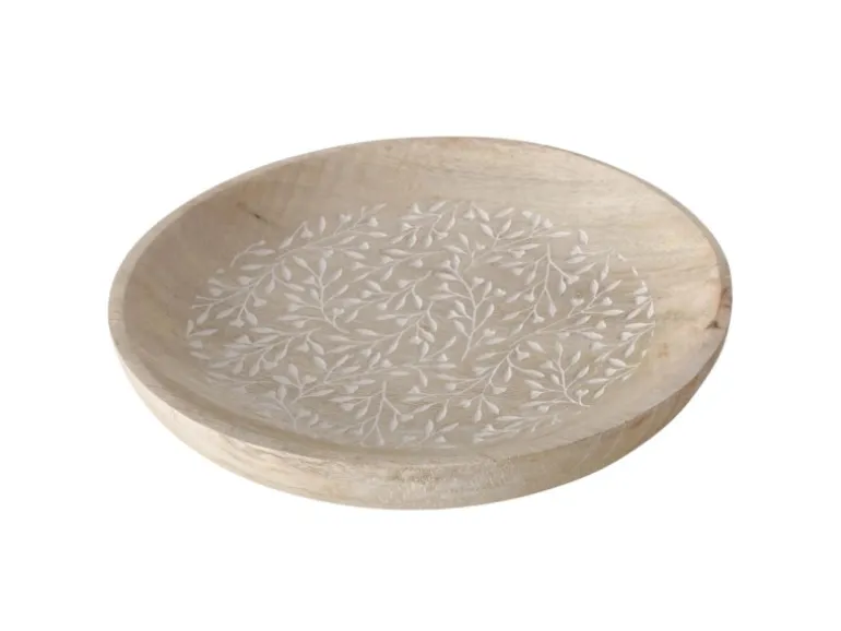 Boltze Deko-Teller Livioli Klein Ø 15 cm Natur