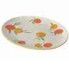 Boltze Servierplatte Fruits 3 cm x 32 cm x 39 cm Orange