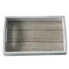 Boltze Tablett Conner Klein 5 cm x 14 cm x 23 cm Weiß