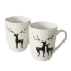Boltze Tasse Wilbur 2-fach Sortiert Weiß Schwarz