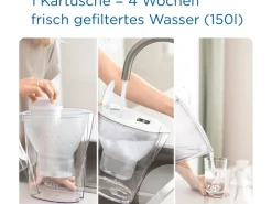 Brita Wasserfilter-Kanne Marella 2,4 l Blau inkl. Maxtra Pro All-in-1 Kartusche
