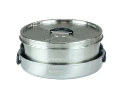 Campingaz Trekking-Geschirrset 3-teilig Silber-Schwarz