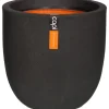 Capi Pflanztopf Smooth rund Ø 35 cm x 34 cm Schwarz
