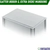 CHEFGASTRO SuperSparSet 4 x Pizzaballenbox Mit 1 x Deckel HxBxT 8,5 x 30 x 40 cm 9 Liter Teigwanne Für Pizzateig Sstapelbare Pizzabox