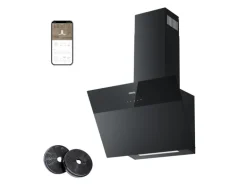 CIARRA Dunstabzugshaube 60 cm 650 m³/h A+++ Kopffrei WIFI-APP Touch Control VMCF6736H