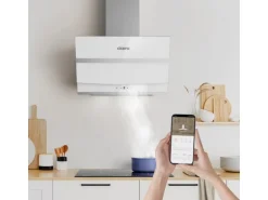 CIARRA Dunstabzugshaube 60 cm 650 m³/h A+++ Kopffrei WIFI-APP Touch Control VM6736NW