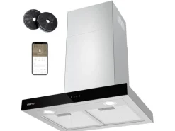 CIARRA Dunstabzugshaube A+++ 650 m³/h 60 cm WIFI-APP Touch Control VMS6102