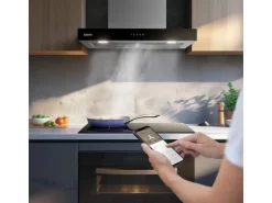 CIARRA Dunstabzugshaube A+++ 650 m³/h 60 cm WIFI-APP Touch Control VMS6102