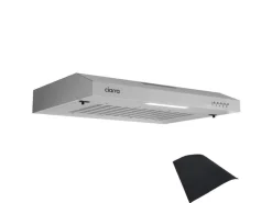 CIARRA Unterbauhaube 60 cm 200 m³/h Dunstabzugshaube Edelstahl Um/Abluft VMS6903