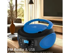 Cyberlux CL-610 CD-Player Tragbar CD/MP3/USB Radio Blau