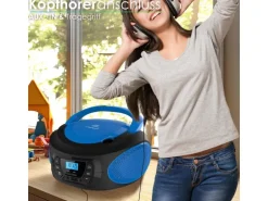 Cyberlux CL-610 CD-Player Tragbar CD/MP3/USB Radio Blau