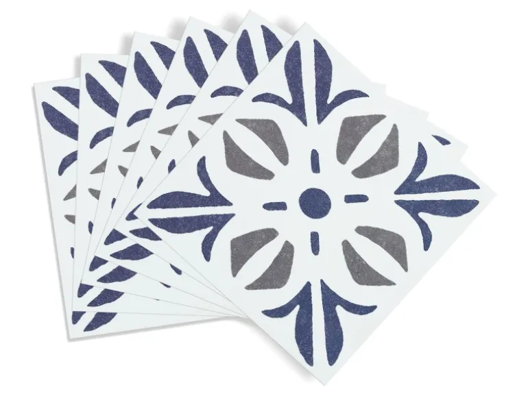 d-c-fix Wandfliesen Wall Tiles Cubia 6er-Set 15 cm x 15 cm Blue
