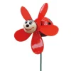 Deko-Gartenstecker Marienkäfer mit Windrad 49 cm