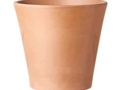 Deroma Pflanztopf Cono White Garden Terrakotta Weiss Ø 16 cm / Höhe 14,7 cm
