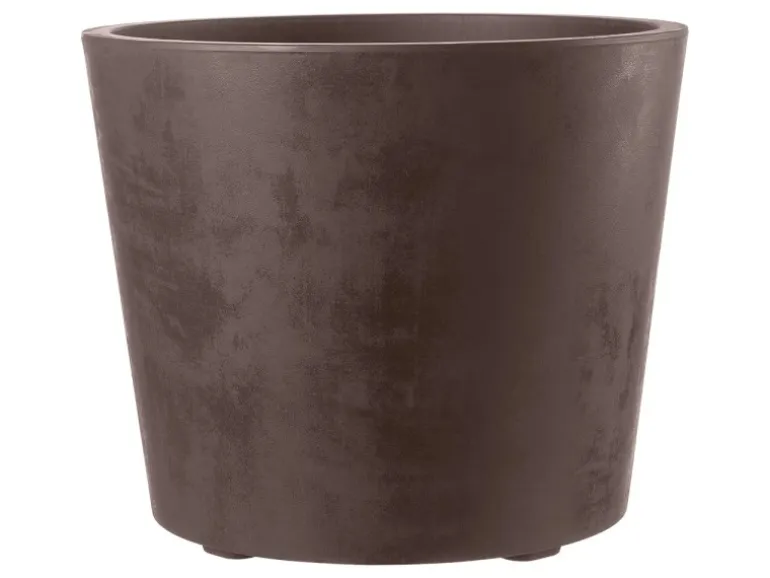 Deroma Pflanztopf Millennium mit Rollen Ø 59 cm Brown