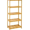 DuneDesign Bambus Regal für das Badezimmer 130 x 60 x 26 cm