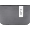 Ecopots Pflanzschale Sofia 30 cm x 13 cm Oval Grau