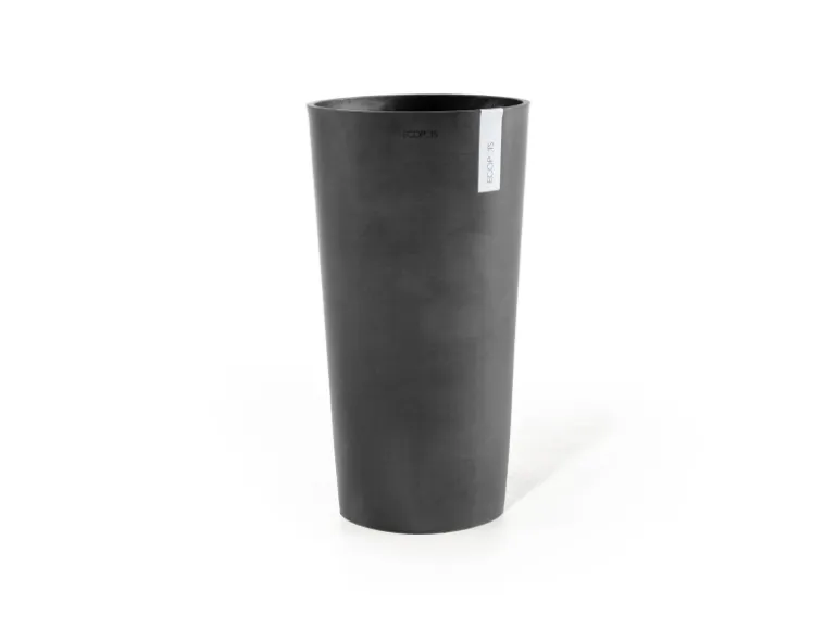 Ecopots Pflanztopf Amsterdam Hoch Dunkelgrau 41 cm x 76 cm