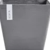 Ecopots Pflanztopf Rotterdam Grau (HxBxT) 35 x 40 x 40 cm