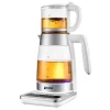 Ecosa EO-695 Teekocher mit Temperatureinstellung BPA-Frei 1,8L  2200 Watt Weiß