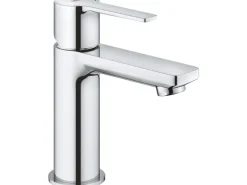 Einhand-Waschtischbatterie Lineare XS-Size Chrom mit Push-Open Ablaufgarnitur