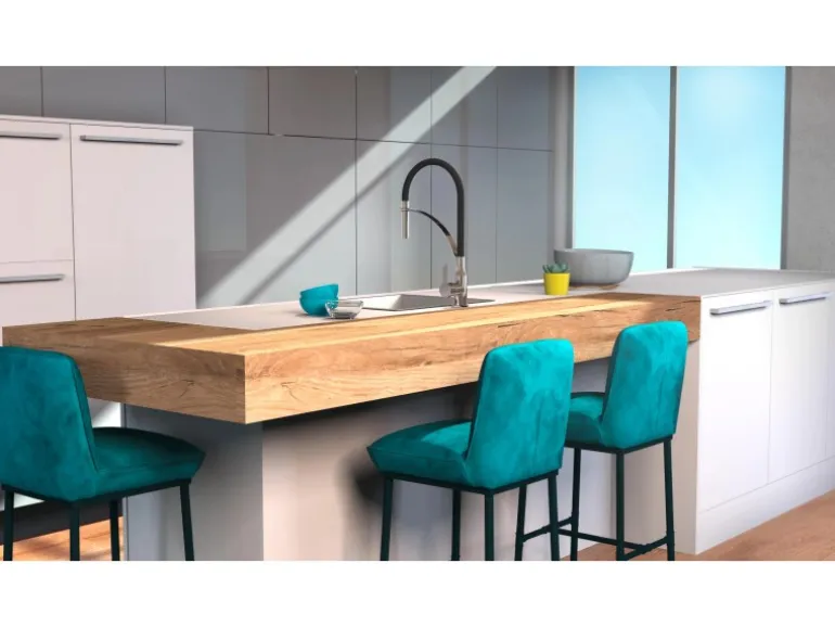 Eisl Spültischarmatur mit Soft-Touch Schlauch Carneo Chrom-Schwarz