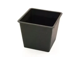 Elegant Einrichten Kunststoffeinsatz Quadratisch Konisch 34x34x31cm Schwarz