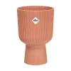 Elho Übertopf Vibes Fold Coupe 14 cm x 13,9 cm x 21 cm Zartrosa