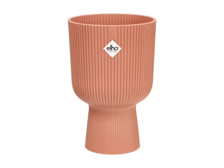Elho Übertopf Vibes Fold Coupe 14 cm x 13,9 cm x 21 cm Zartrosa