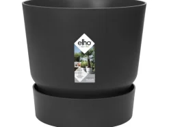 Elho Blumentopf Greenville Rund 14 cm Living Schwarz