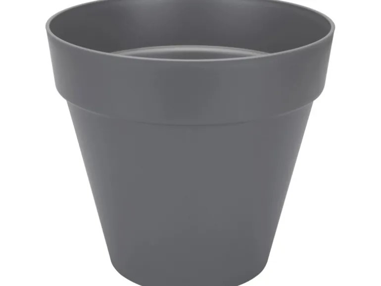 Elho Blumentopf Loft Ø 20 cm anthrazit