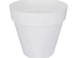 Elho Blumentopf Loft Urban mit Rollen Ø 60 cm weiß