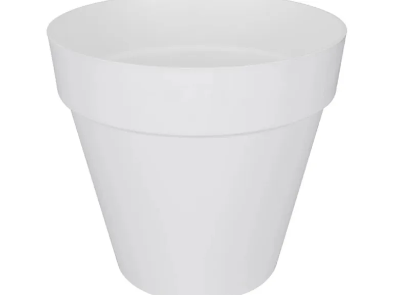 Elho Blumentopf Loft Urban mit Rollen Ø 60 cm weiß