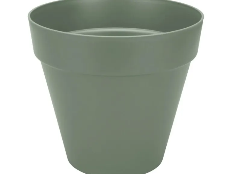 Elho Blumentopf Loft Urban Rund mit Rollen Ø 48,5 cm Pistaziengrün