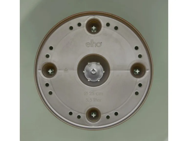 Elho Blumentopf Loft Urban Rund mit Rollen Ø 48,5 cm Pistaziengrün