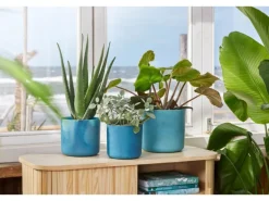 Elho Blumentopf Ocean Collection Ø 16 cm Atlantikblau