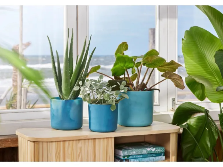 Elho Blumentopf Ocean Collection Ø 16 cm Atlantikblau
