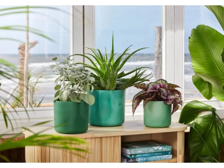 Elho Blumentopf Ocean Collection Ø 16 cm Atlantikblau