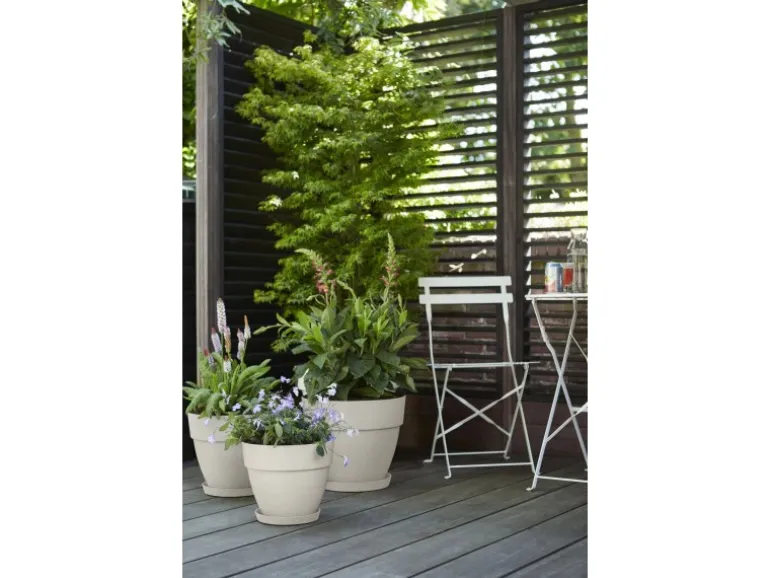 Elho Blumentopf Vibia Campana Ø 47 cm Seidenweiß