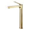 Emke Wasserhahn Waschbeckenarmaturen 335 x 233 x 46 mm Champagnergold Mischbatterie Küchenarmatur mit Luftsprudler