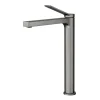 Emke Wasserhahn Waschbeckenarmaturen 335 x 233 x 46 mm Anthrazit Mischbatterie Küchenarmatur mit Luftsprudler