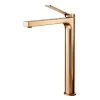 Emke Wasserhahn Waschbeckenarmaturen 335 x 233 x 46 mm Rosengold Mischbatterie Küchenarmatur mit Luftsprudler