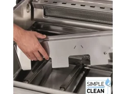 Enders Gasgrill Kanasas II Pro 4 SIK Profi Turbo 4 Brenner & Seitenkocher Silber